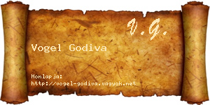 Vogel Godiva névjegykártya